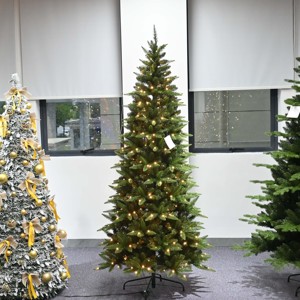 <span class=keywords><strong>Arbre</strong></span> de Noël pré-éclairé OEM ODM de 7 pieds avec LED RGB à changement de couleur, pointes en PVC/PE, pour événements et décoration de Noël - Product Image 6
