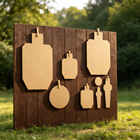 Lot de 8 cibles de tir en carton à démonter, feuilles de cibles silhouettes pré-évaluées, cibles en carton double face pour l'entraînement