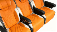 Siège de capitaine électrique pour banquette arrière de MPV 3 places, pour la réaménagement intérieur de fourgonnette, sièges de voiture modifiés