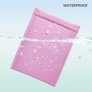 Burbuja de <span class=keywords><strong>correo</strong></span> de color rosa claro, logotipo personalizado, bajo pedido, gran oferta, Burbuja de envío - Product Image 6