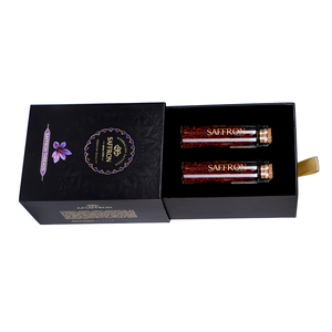 Boîte cadeau personnalisée en papier pour flacon de safran <span class=keywords><strong>Zafran</strong></span> Saffron - Product Image 3