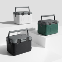 Congelador Portátil de Plástico de 20L, Moderno y Personalizado, para Acampar al Aire Libre, Caja Refrigeradora con Aislamiento Térmico