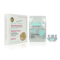 Kit Masque et Sérum Éclaircissant et Revitalisant OEM avec Complexe de Truffe Blanche et d'Elfes des Neiges pour Peaux Ternes