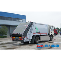 Camion compacteur de déchets électrique à montage arrière, camion à ordures compactées, transmission manuelle, pompe et boîte de vitesses entièrement électriques