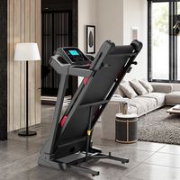 Caminadora Eléctrica Plegable de 130 kg con Inclinación Automática, Pantalla LCD, Velocidad de 1-16 km/h, para Uso Doméstico, Máquina para Caminar/Correr en Interiores