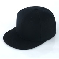 Gorra de béisbol clásica con visera plana, ajustable, de alta gama, estilo moderno, de color liso.