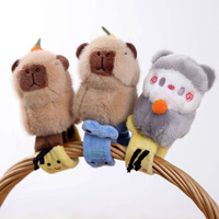 Peluche Kapibala, poupée Capybara avec bracelet, rembourrage en coton PP, hauteur réglable 10 cm, à partir de 14 ans, cadeau pour enfants
