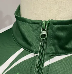 Colorful Long Sleeve With 100% Polyester Golden Green And White Fashion Wholesale College Jacket For Men