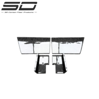 Aileron arrière en fibre de carbone Hotter SD pour Tesla Cybertruck, style Msy, kit large, directement de l'usine, haute performance