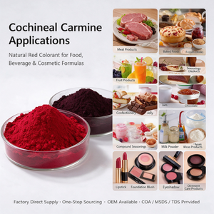 <span class=keywords><strong>Colorante</strong></span> Natural Peruano de Grado Alimenticio, Cochinilla Carmín en Polvo, Agente <span class=keywords><strong>Colorante</strong></span> Soluble en Aceite al 52% - Product Image 2