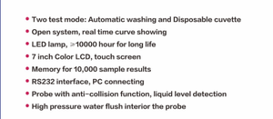 Auto veterinário química analisador totalmente automático veterinário sangue química analisador veterinário animal bioquímica analisador - Product Image 4