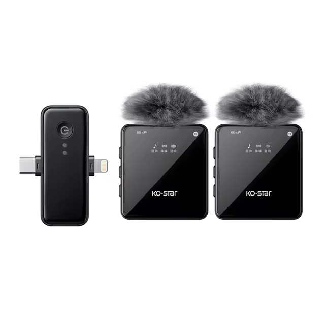 Lavalier Lapel Microphone Wireless Microphone Professional Studio Recording Microphone for Mobile Phone
