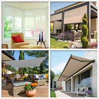Mikroperforiertes Design Winddichter Sonnenschutzstoff PVC-beschichtetes Netzgewebe für Pergola Zip-Screen Vorhang Sonnenschutz Markise