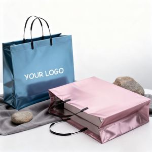 Bolsos Tote Metálicos Brillantes con Efecto Láser, Bolsos de Compras Resistentes al Agua, Bolsos de Regalo Elegantes, Bolsos de Mano de Plástico Compuesto Multicolor - Product Image 5