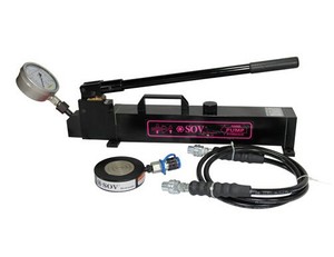 Vérin hydraulique en acier à simple effet, robuste, ultra-mince 35 mm, ultra-haut 2000 bars, 200T, avec coupleur SOV CEJIN - Product Image 2