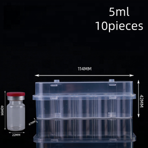 Boîte de stockage stérile personnalisée de 5 ml pour 10 vaccins, support en plastique pour petits flacons, idéale pour les petits flacons de vaccins peptidiques - Product Image 3