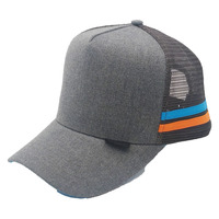 Haute qualité 3 tons blanc Tri couleur contraste bloc camionneur Snapback chapeau Sport casquette plaine Net Premium camionneur casquette camionneur chapeau