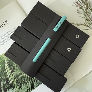 Eco Friendly carta Kraft carta carta penna imballaggio per penna a sfera e penna in metallo regalo astuccio personalizzazione - Product Image 2