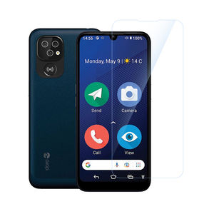Pellicola Protettiva in Vetro Temperato AFS HD Trasparente 9H 2.5D di Alta Qualità con Copertura Totale in Alluminio per <span class=keywords><strong>DORO</strong></span> 8200 - Product Image 1