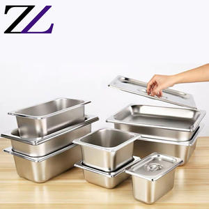 Conteneurs chauffants en inox en gros, réchaud à buffet, plat de service, chauffe-plat <span class=keywords><strong>gastronomique</strong></span>, insert Prasmanan, plat à nourriture en acier inoxydable, réchaud à buffet - Product Image 4