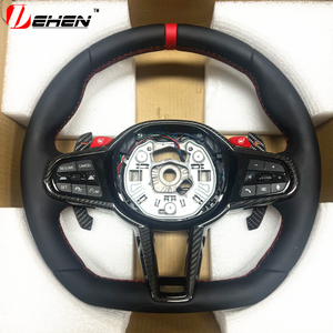 Volant de voiture en fibre de carbone et cuir perforé pour <span class=keywords><strong>Toyota</strong></span> <span class=keywords><strong>Supra</strong></span> GR A90 A91 MKV MK5 <span class=keywords><strong>MK4</strong></span> 2019-2025, volant sport racing - Product Image 3