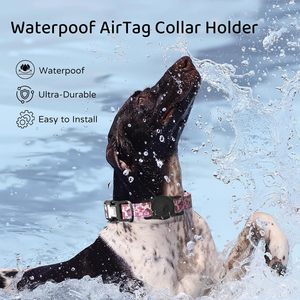 IlFindYou Soporte para AirTag para Perros, Paquete de 2, Negro, Impermeable, Resistente, para Collar de Mascotas - Product Image 4