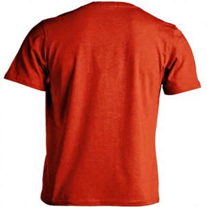 เสื้อยืดผู้ชายผ้าซาตินคอตตอน 100% พิมพ์ลายตามสั่ง คุณภาพสูง บริการ OEM คอวี ทรงเข้ารูป เสื้อลำลองฤดูร้อน - Product Image 3