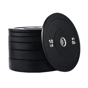 Wholesale Custom Logo Top Grade 25 <strong>kg</strong> Black Rubber <strong>Weight</strong> Plate <strong>5</strong> lb Free <strong>Weights</strong> for Effective Exercise - Product Image 2