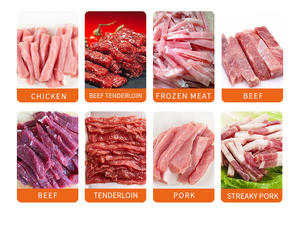 Cortadora eléctrica automática de doble Sierra fresca para carne congelada, máquina cortadora de cubitos para carne de pollo - Product Image 6