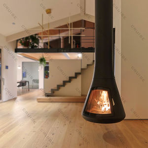 CRUISE Villa Montado en el <span class=keywords><strong>techo</strong></span> Diseño moderno Respetuoso con el medio ambiente Estufas de <span class=keywords><strong>bioetanol</strong></span> suspendidas <span class=keywords><strong>Chimenea</strong></span> colgante decorativa de 1010mm - Product Image 2