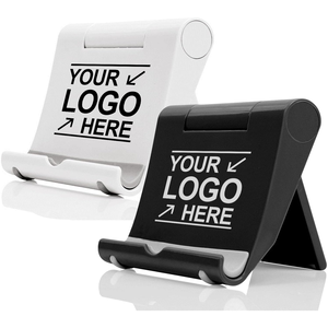 Support de <span class=keywords><strong>téléphone</strong></span> portable pliable et réglable pour bureau, avec logo personnalisé, promotionnel, en plastique, pour <span class=keywords><strong>téléphone</strong></span> et tablette - Product Image 2