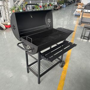 Outdoor Barbecue Oil Drum <strong>Charcoal</strong> Bbq Double Cooking Area Barrel <strong>Grill</strong> <strong>Charcoal</strong> Bbq Smoker <strong>Grill</strong> - Product Image 6