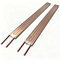 Plaque de refroidissement liquide en aluminium 40*480*12mm avec tubes en cuivre intégrés, dissipateur thermique personnalisé pour la gestion thermique