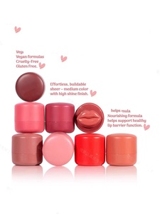 Rouge à lèvres végétalien, nouveau, populaire, non-collant, sans transfert, waterproof, longue tenue, crémeux, solide, en forme de lèvres, <span class=keywords><strong>blush</strong></span> - Product Image 1