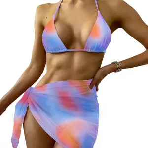 PASUXI新到性感裸体模特比基尼时装秀性感沙滩装泳装夏季泳衣