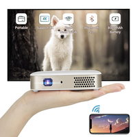 Proyector de Video Inteligente Android TV D061 de Hotack, Proyector de Cine en Casa HD, Mini Proyector Portátil para Juegos