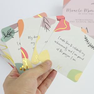 50 cartes <span class=keywords><strong>de</strong></span> vœux personnalisés, avec conception personnalisée, avec des boutons, stimulateur <span class=keywords><strong>de</strong></span> la pensée, vente en gros - Product Image 3