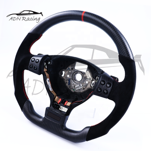Volante de Fibra de Carbono Real para VW Volkswagen Golf 5 GTI <span class=keywords><strong>R32</strong></span> Passat B6 Jetta Mk5 <span class=keywords><strong>Caddy</strong></span> Bora 2005-2009 - Product Image 2