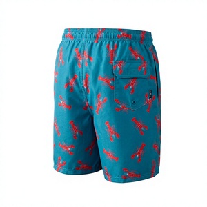 Shorts de Playa para Hombre de Secado Rápido, con Estampado de Cangrejo, Cordón Ajustable, Bolsillos Laterales, Ligeros, Casuales, para Natación y Playa, Venta al Por Mayor - Product Image 3