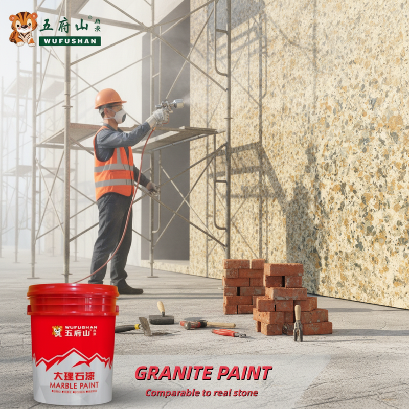 Wufushan Acrylic Granite Glossy Texture Exterior