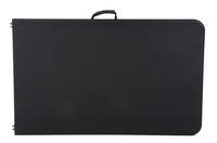 Table Pliante Rectangulaire en Plastique HDPE Robuste Noir 240 cm (8 pieds) avec Pliage Central pour Ordinateur Portable et Fêtes, Vente en Gros