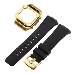 สายนาฬิกาสแตนเลส GSHOCK DW5600 ขายดี สำหรับเปลี่ยนรุ่น <span class=keywords><strong>5600</strong></span> พร้อมตัวเรือนโลหะสีทอง แบบมีเครื่องมือ - Product Image 4