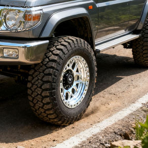 Jantes tout-terrain forgées Viaol avec finition polie Beadlock 6x139.7 compatibles avec Tank 300/400/<span class=keywords><strong>500</strong></span> <span class=keywords><strong>Ford</strong></span> F-150 <span class=keywords><strong>Raptor</strong></span>/250/350 Ram 2500 - Product Image 4