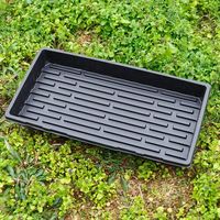 Plateaux de semis plats en plastique de polystyrène hydroponique robuste 1020 microgreands