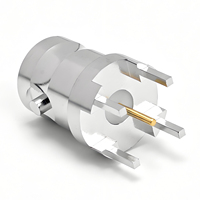 Connecteur triaxial TRB-KHD, prise BNC-KHD à montage sur circuit imprimé, 78 ohms, verrouillage à baïonnette pour MIL-STD-1553B