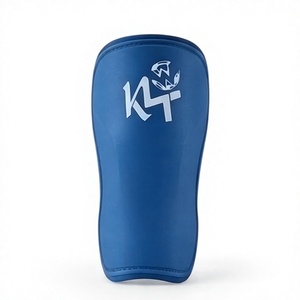 Espinilleras de Neopreno K4 Azules, Ligeras, Protección Básica, Deportivas para Adultos, para Todas las Estaciones - Product Image 1