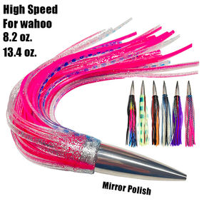 เหยื่อตกปลาแบบลาก หัวกระสุน 13 นิ้ว ความเร็วสูง - น้ำหนักหัว 14 ออนซ์ - เหยื่อตกปลาทูน่าและปลาแมฮี - Product Image 1