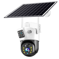 3MP*2 Asya 4G Çift Lensli Kamera IP66 Su Geçirmez 4G PTZ Solar Kamera 2024 PTZ Kamera Doğrudan Şirket Tedarikçisi