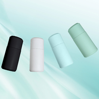 Déodorant anti-transpirant en baume rond de 65 ml, emballage en plastique, flacon roll-on, surface lisse, logo personnalisé, couleur personnalisée, flacon de voyage