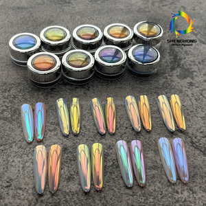 Pigmento de Uñas SH Aurora, Polvo Camaleón Luz de Luna, Arte de Uñas, Tinta <span class=keywords><strong>que</strong></span> <span class=keywords><strong>Brilla</strong></span> <span class=keywords><strong>en</strong></span> <span class=keywords><strong>la</strong></span> <span class=keywords><strong>Oscuridad</strong></span>, Pigmento Inorgánico de Sio2, Polvo de Color para Pintar - Product Image 1